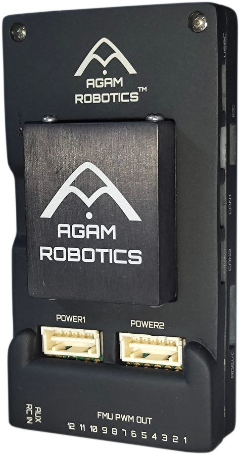 Agam Autopilot v6X-RT research flight controller with redundant sensor concept
