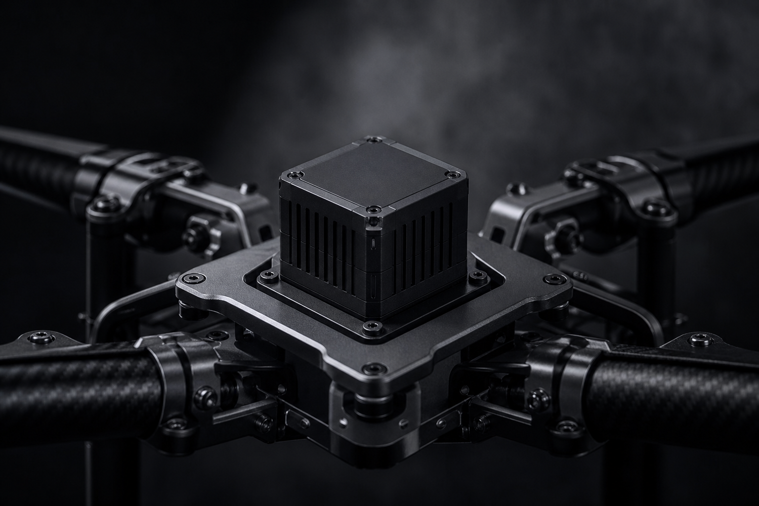 Cube Orange Plus modular autopilot installed inside an industrial drone frame